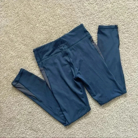 Tuff Rider Minerva Equicool Tights Kids Size XL Blue Leggings 100974-533-1375 - Picture 7 of 15